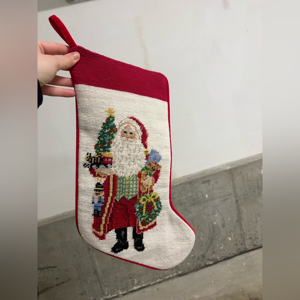 NEW Dillard’s website needlepoint stocking classic